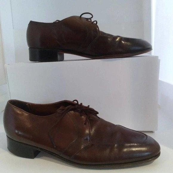 ? Vintage Sears Leather Oxford Dress Shoes Size 9
